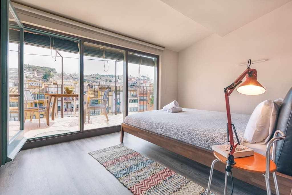 Sleep & Stay Luxury Top Floor Apt With Terrace Girona Exterior photo