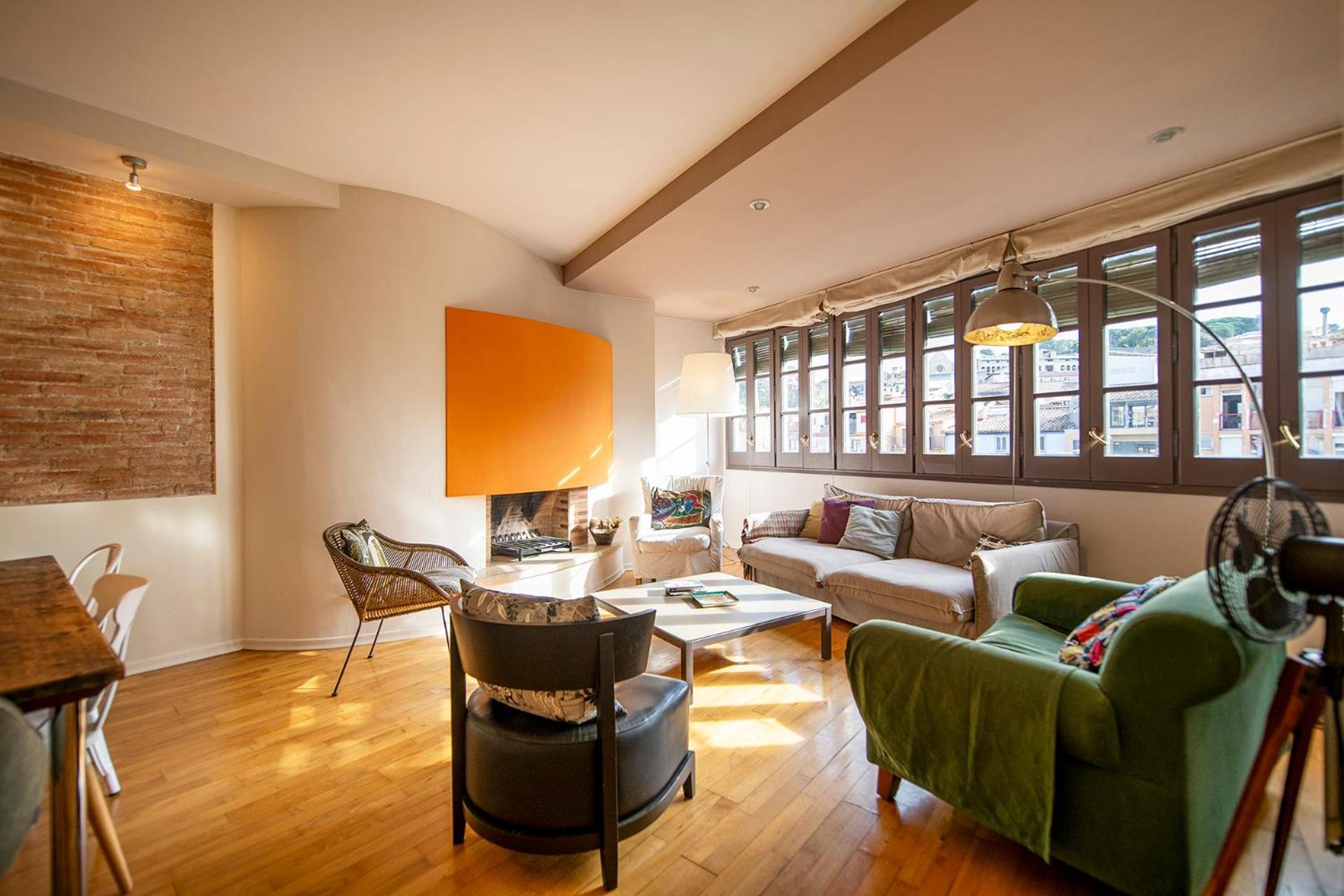 Sleep & Stay Luxury Top Floor Apt With Terrace Girona Exterior photo