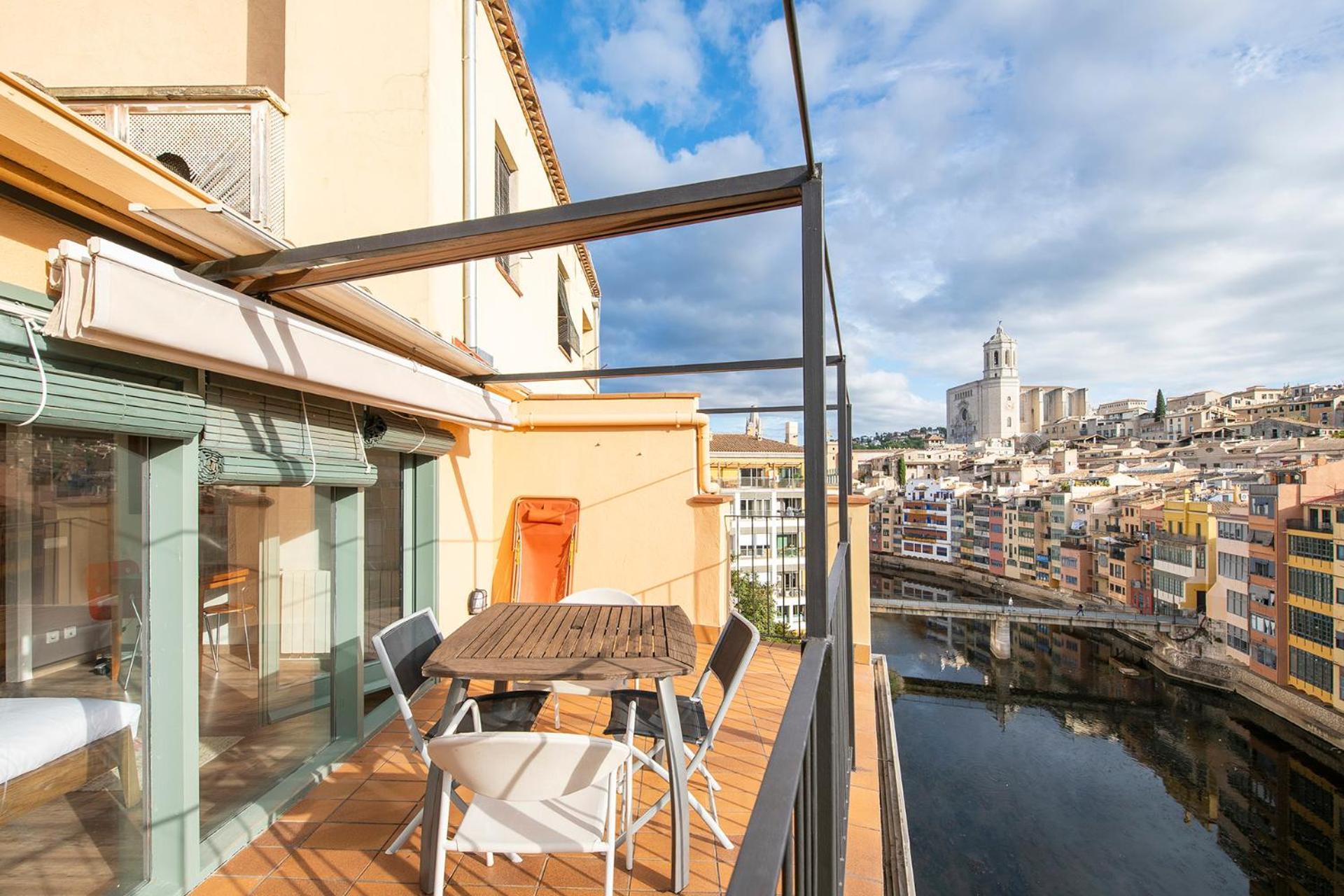 Sleep & Stay Luxury Top Floor Apt With Terrace Girona Exterior photo