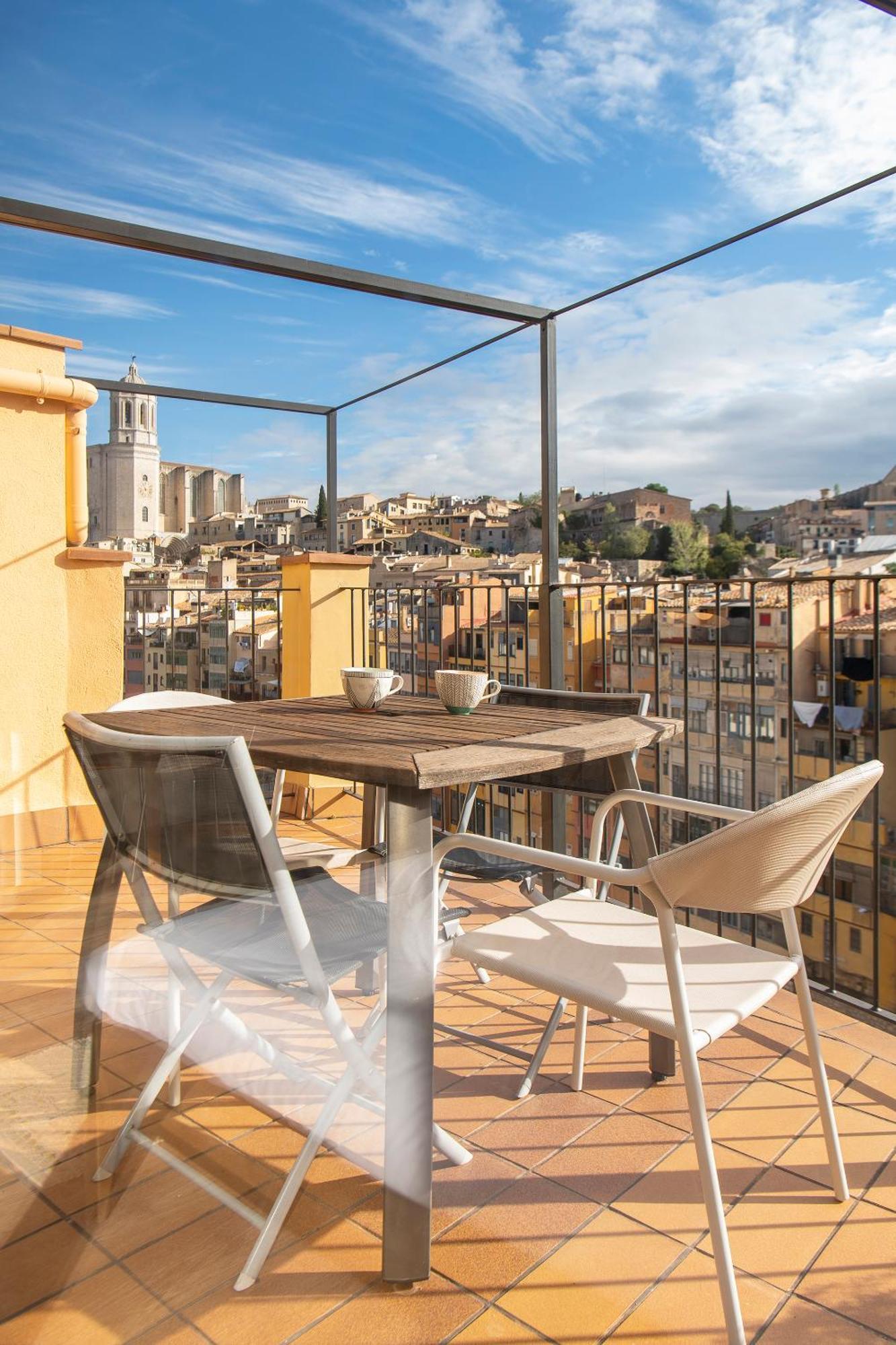 Sleep & Stay Luxury Top Floor Apt With Terrace Girona Exterior photo