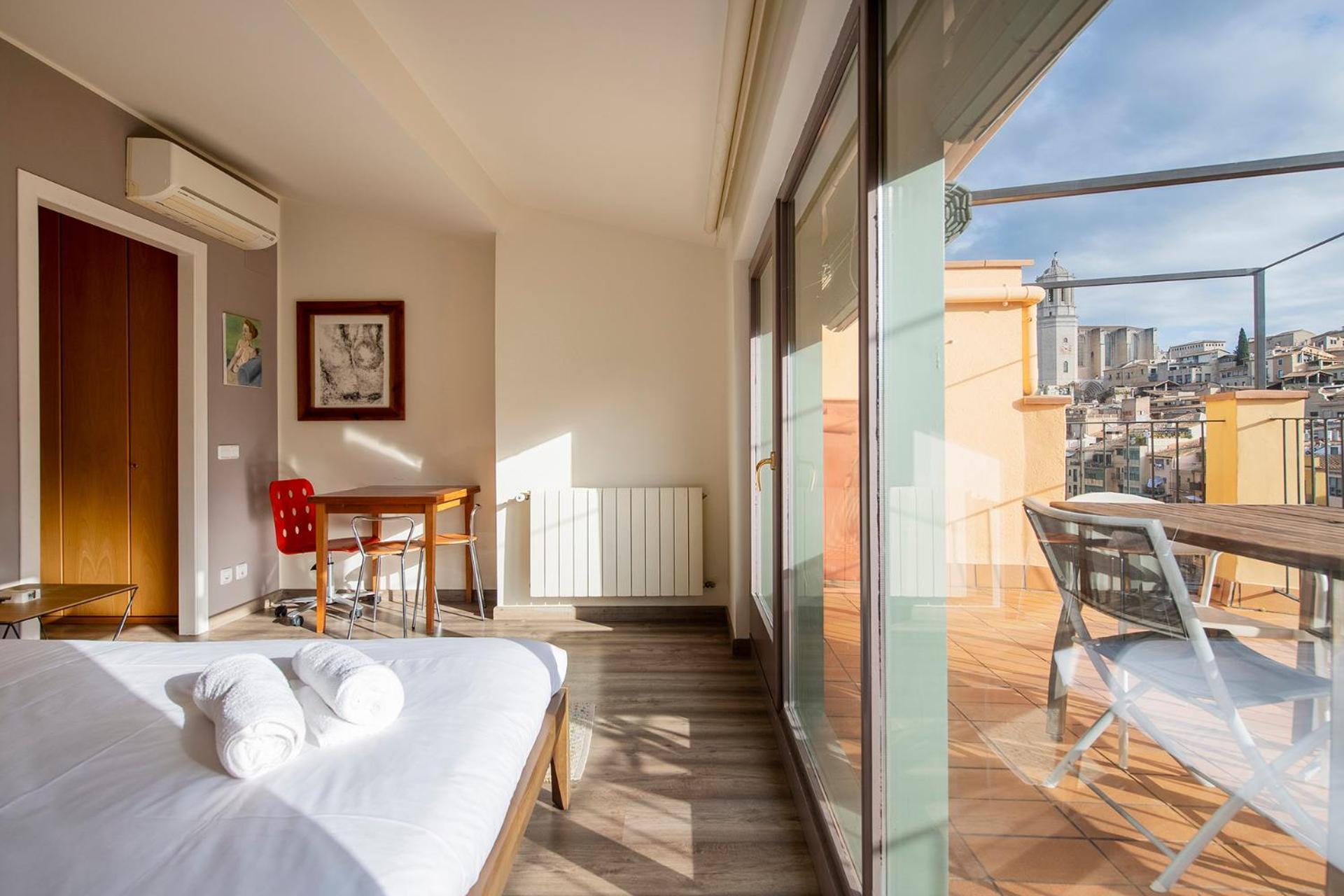 Sleep & Stay Luxury Top Floor Apt With Terrace Girona Exterior photo